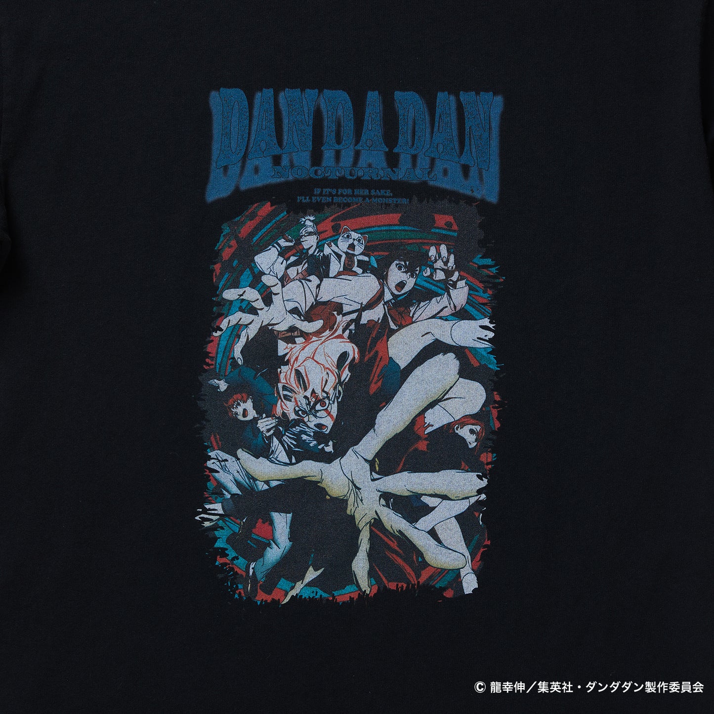 Nocturnal ダンダダン Teaser Tee（Black）