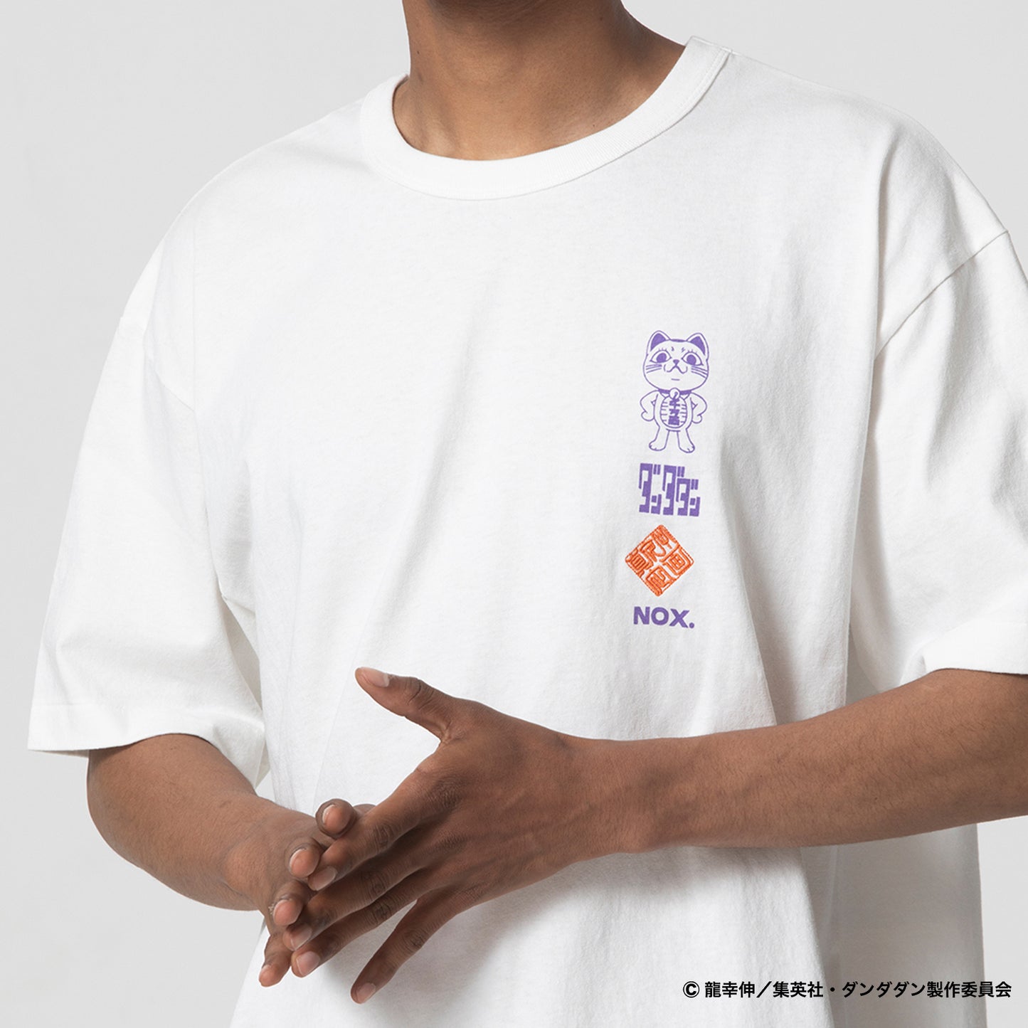 Nocturnal ダンダダン UMA icons Tee（White）