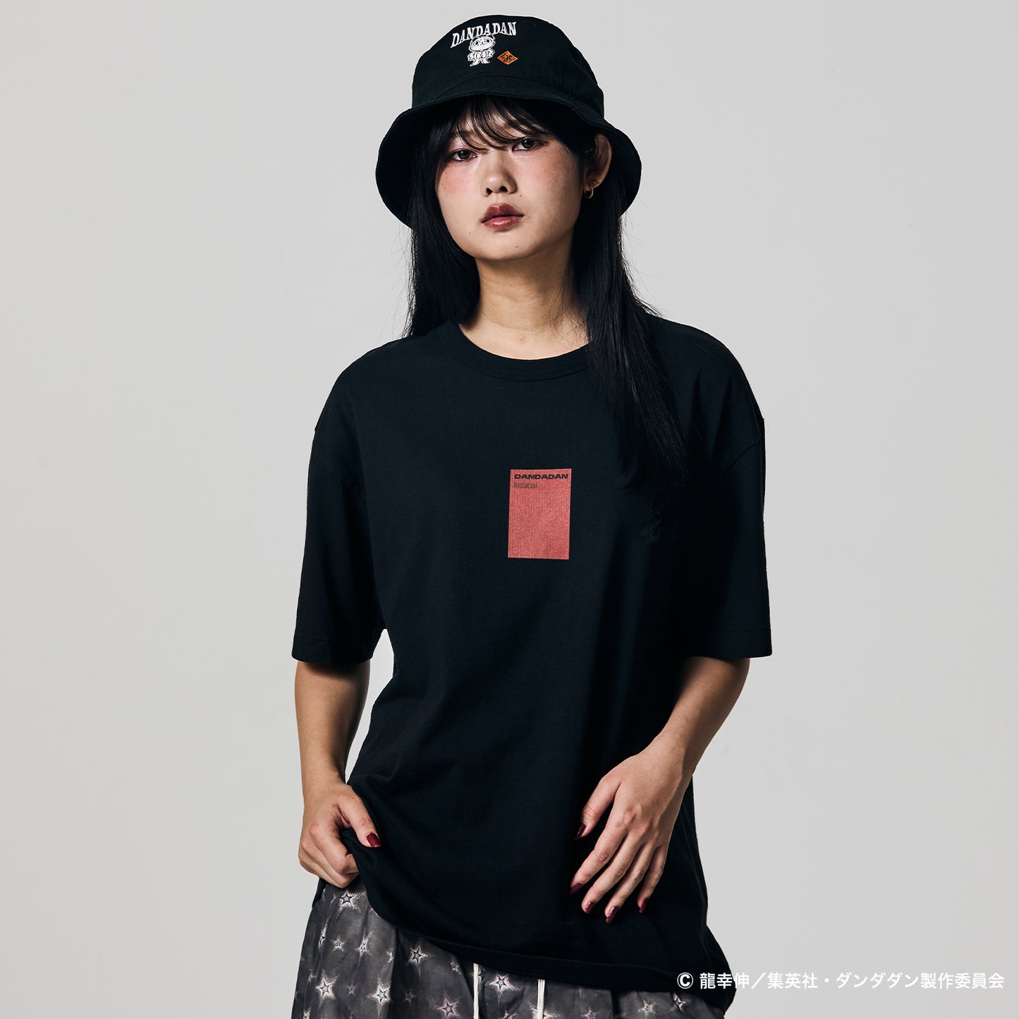 Nocturnal ダンダダン Momo OP Face Tee（Black）
