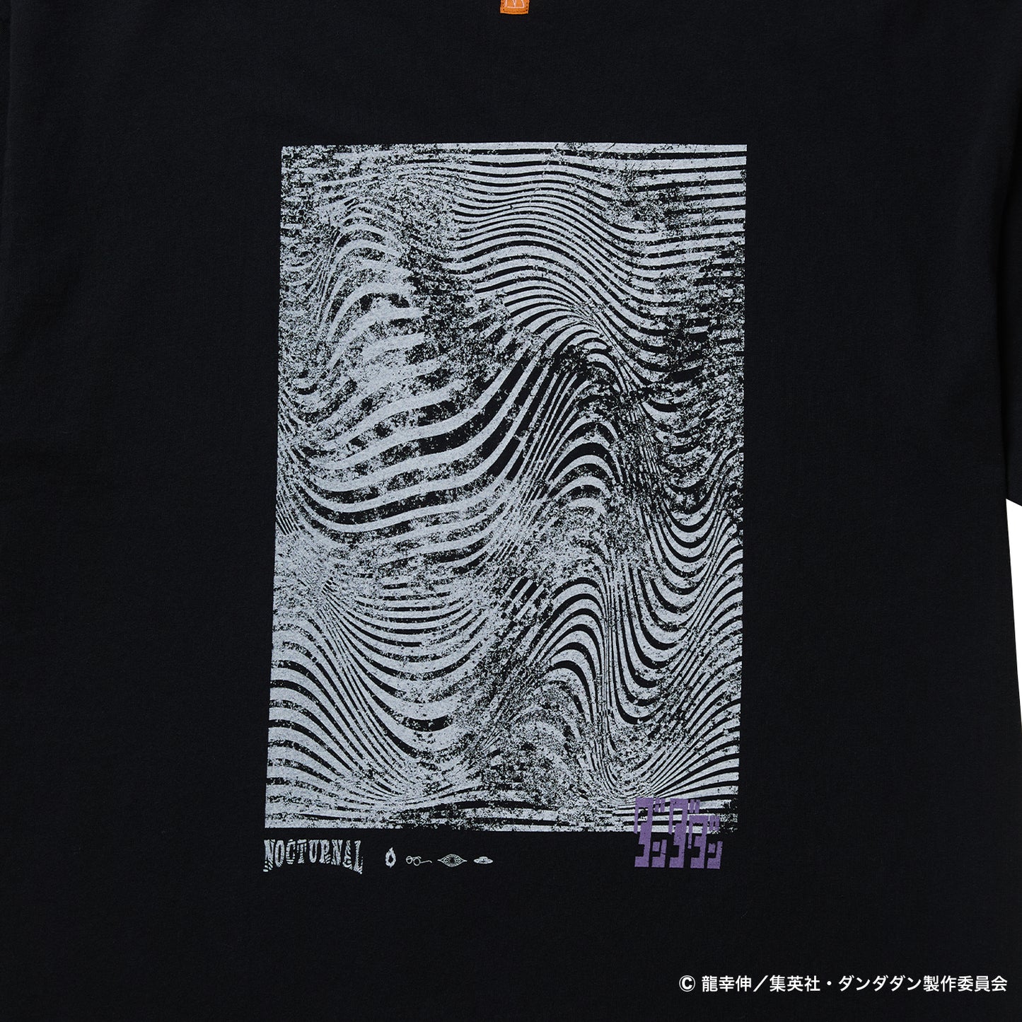 Nocturnal ダンダダン Okarun Face Tee（Black）