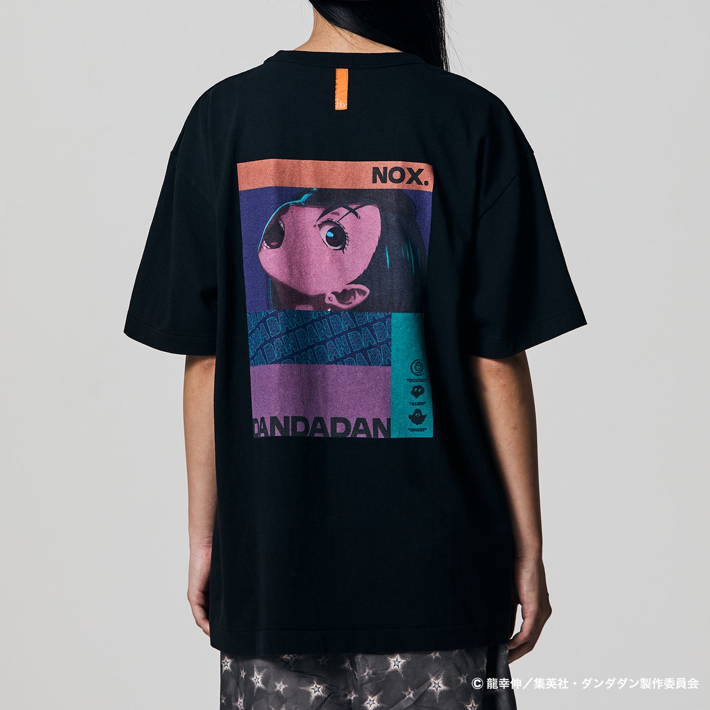 Nocturnal ダンダダン Momo OP Face Tee（Black）