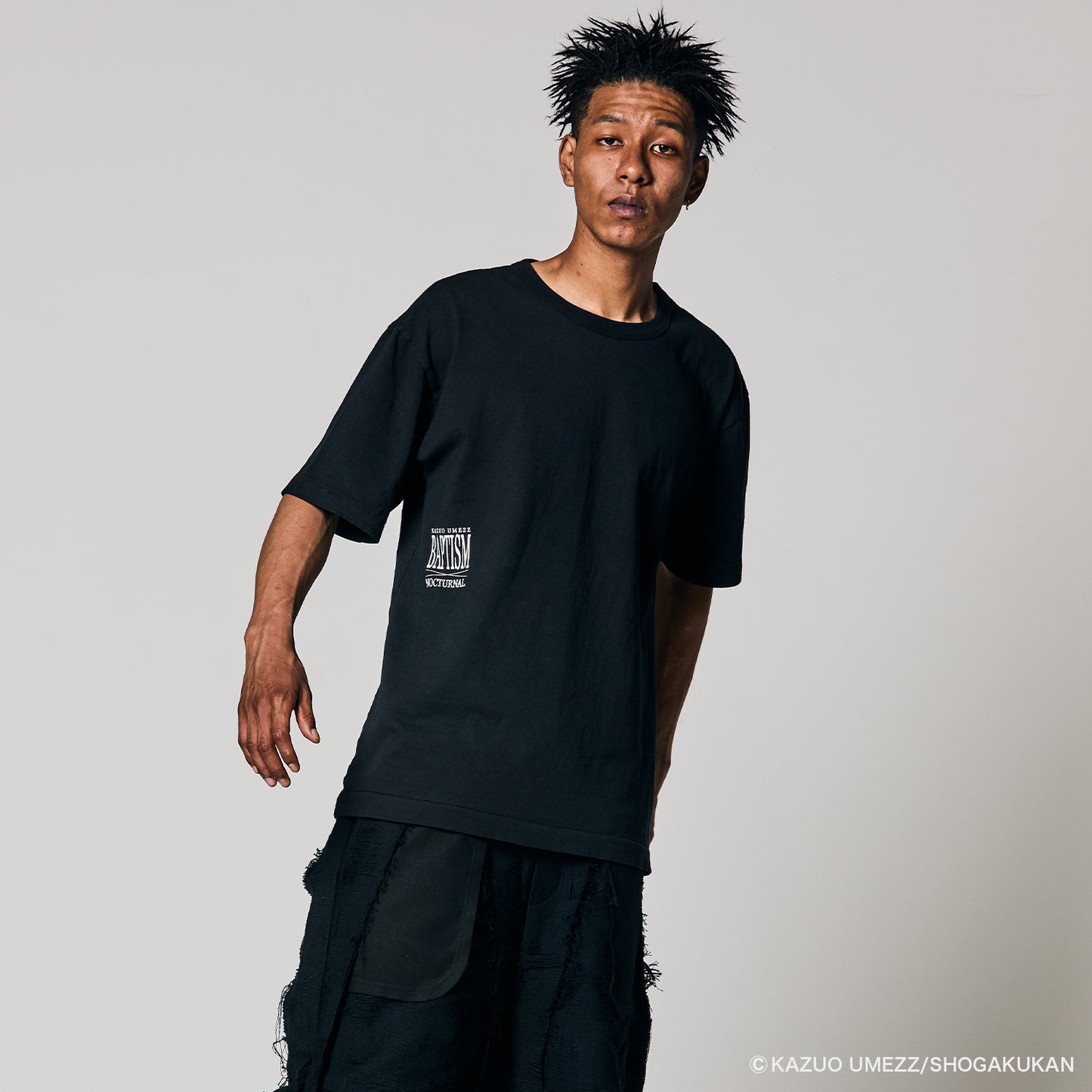 Nocturnal 洗礼 SAKURA＆RYOKO Tee（Black）