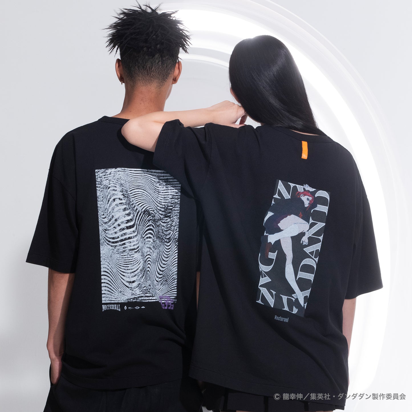 Nocturnal ダンダダン Okarun Face Tee（Black）