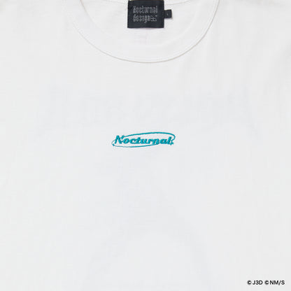 Nocturnal 怪獣８号 3DFont  Basic Tee（White）