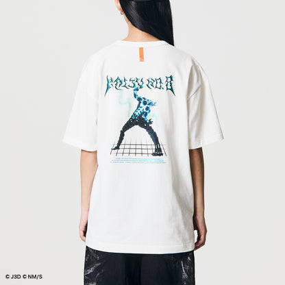 Nocturnal 怪獣８号 3DFont  Basic Tee（White）